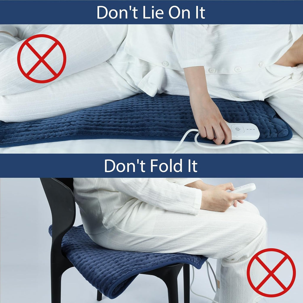 Extra Large Heating Pad for Back & Period, 33''X 17'' Electric Heating Pads for Neck/Shoulder, FSA Eligible Electric Throw, Mothers Day Gifts for Mom Women, Machine Washable, Auto Shut Off