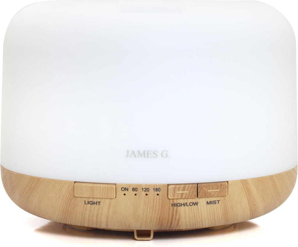 500Ml Premium Essential Oil Diffuser, Ultrasonic Aromatherapy Fragrant Oil Humidifier Vaporizer