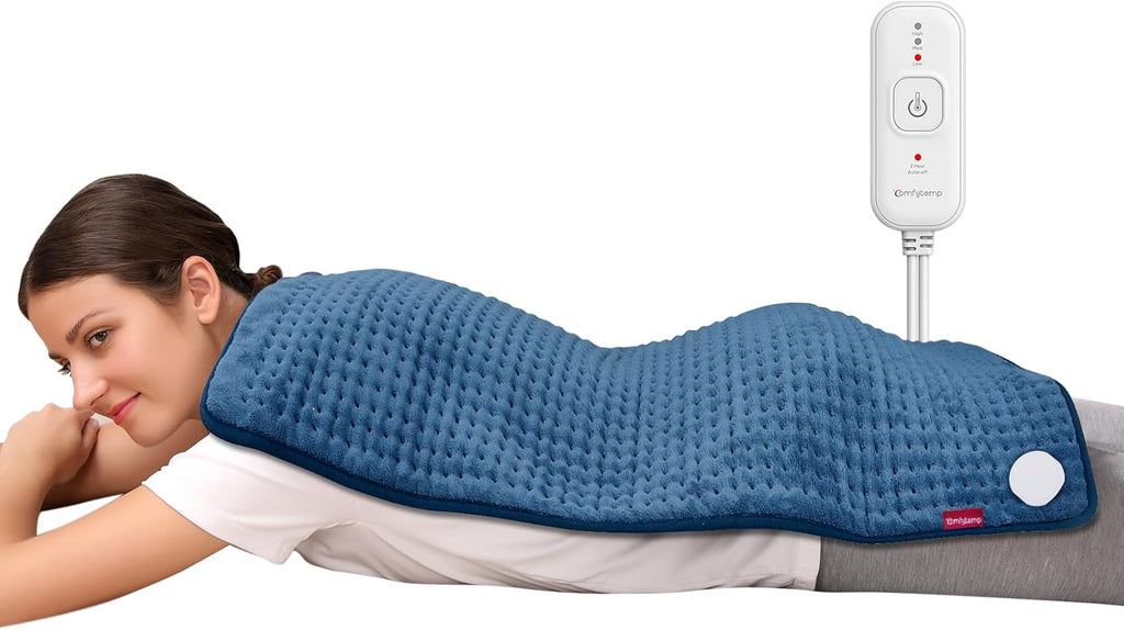 Extra Large Heating Pad for Back & Period, 33''X 17'' Electric Heating Pads for Neck/Shoulder, FSA Eligible Electric Throw, Mothers Day Gifts for Mom Women, Machine Washable, Auto Shut Off