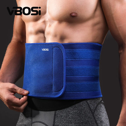 VBOSI Adjustable Waist Support Band with PVC Stays for Men Women – Back Brace for Sports, Training & Daily Use