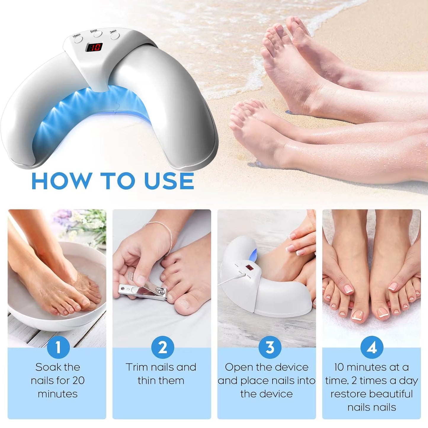Professional Nail Fungus Treatment Kit For Effective Removal Of Fungus Infections