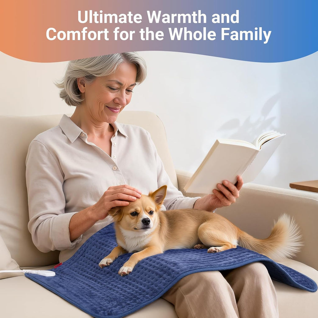 Extra Large Heating Pad for Back & Period, 33''X 17'' Electric Heating Pads for Neck/Shoulder, FSA Eligible Electric Throw, Mothers Day Gifts for Mom Women, Machine Washable, Auto Shut Off