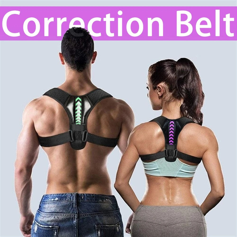 Adjustable Posture Corrector Belt Upper Back Clavicle Spine Support Neck Brace for Home Office Sport Use Shoulder Back Brace