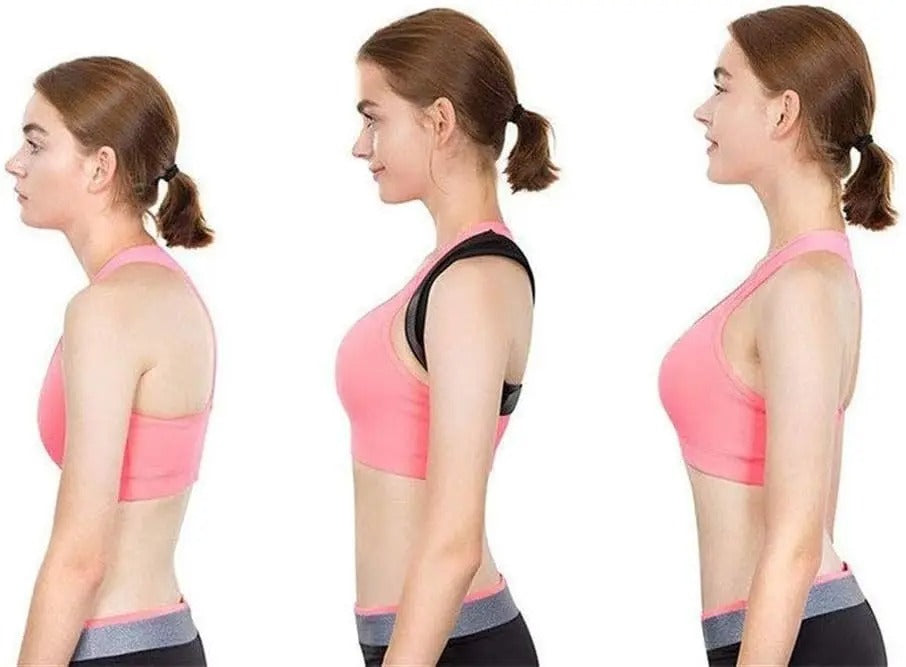 Adjustable Posture Corrector Belt Upper Back Clavicle Spine Support Neck Brace for Home Office Sport Use Shoulder Back Brace
